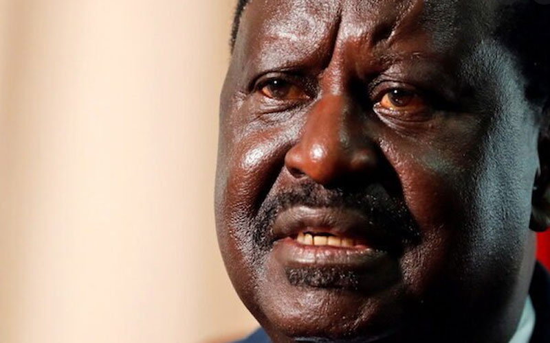 ODM party leader raila odinga during the party's NEC.