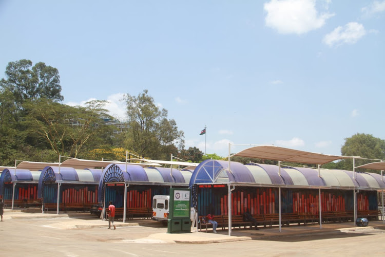 Construction at the green park terminus that has stalled due various court cases.