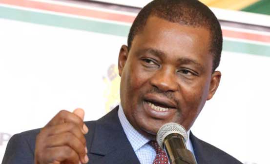 National assembly speaker Justin Muturi who has defended Ruto on claims of early campaign.muturi is also the Democratic Party PRESIDENTIAL PARTY LEADER.