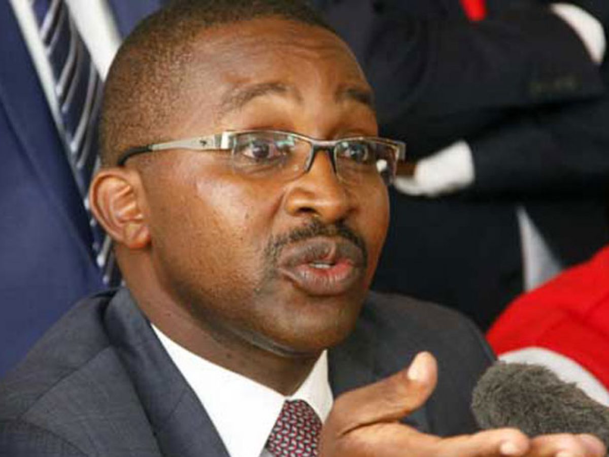 Mwangi wa Iria murang'a Governor who is also vying for the presidential seat in the upcoming General elections.
