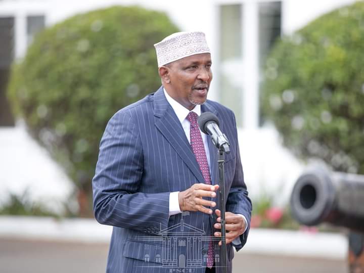 Former Majority Leader and Garissa town Member of Praliament Adan Duale. Duale has moved a motion to investigate the locals behind chinese companies that are awardeed huge government Projects.