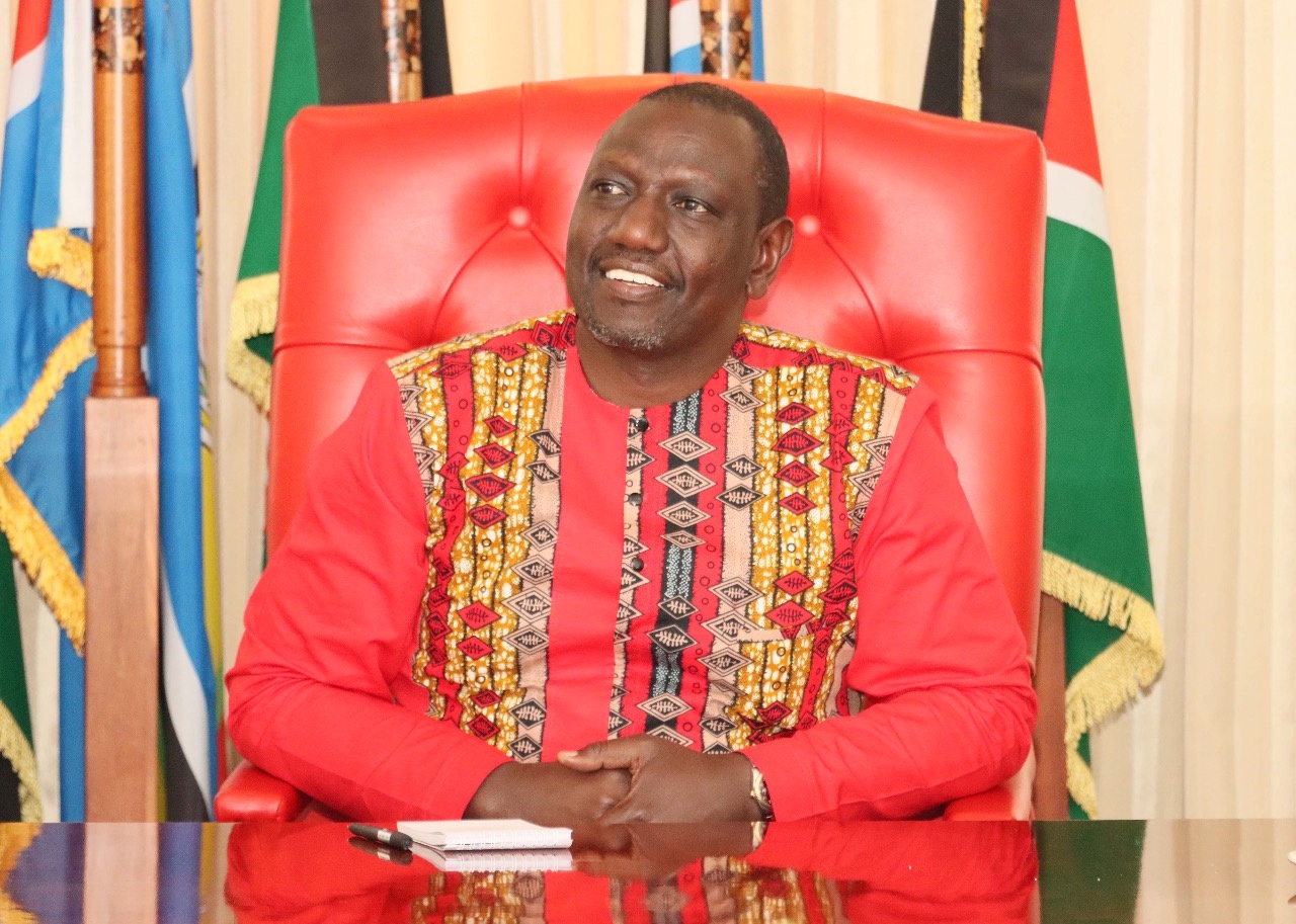 Deputy President William Ruto during a past event at his official Karen Residence. the DP has unvieled a new economic strategy to help him win the upcoming general elections. 