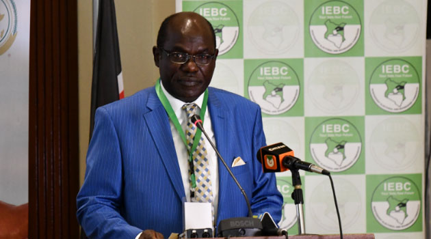 IEBC chairman Wafula Chebukati during a past function. The chairman has directed MCAs seeking other elective positions not to resign.