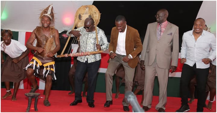 Deputy President Rigathi Gachagua during the recently concluded National Music Festival held in Kisumu City. 