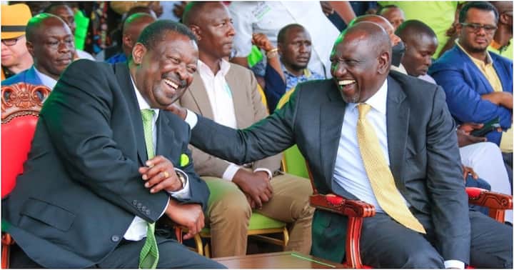 President Ruto and Mudavadi during a past event at the beginning of the year. The president has just appointed the ANC party leader as the Prime Cabinet Secretary. The third most powerful position in the government. 