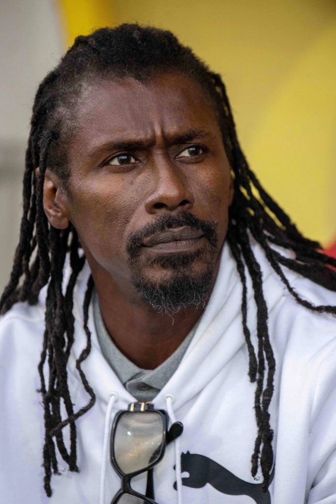 Head coach Aliou Cisse of Senegal during the International Friendly match between Senegal and Bolivia at Omnisport on September 24, 2022. AFP