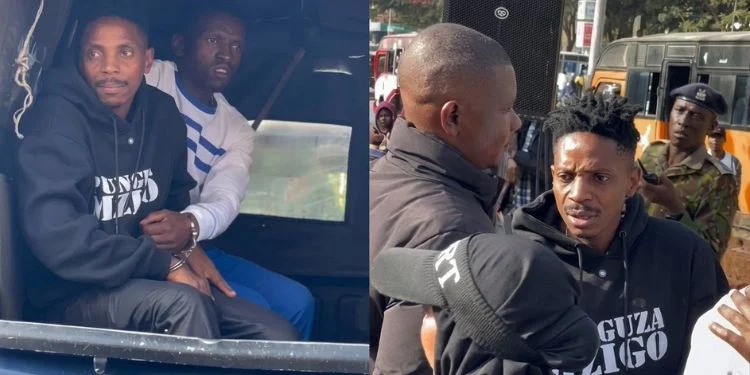 ERIC OMONDI ARRESTED DURING PUNGUZA MZIGO SIGNATURE DRIVE