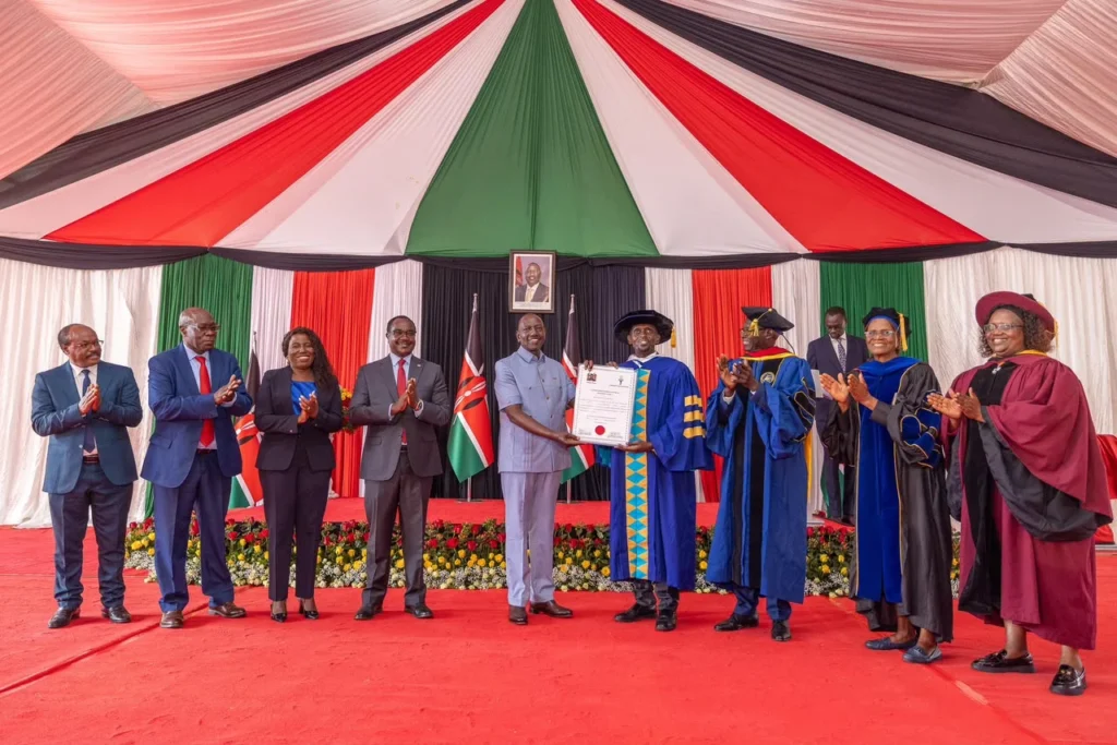 RUTO GRANTS KAMAGAMBO UNIVERSITY INTERIM AUTHORITY
