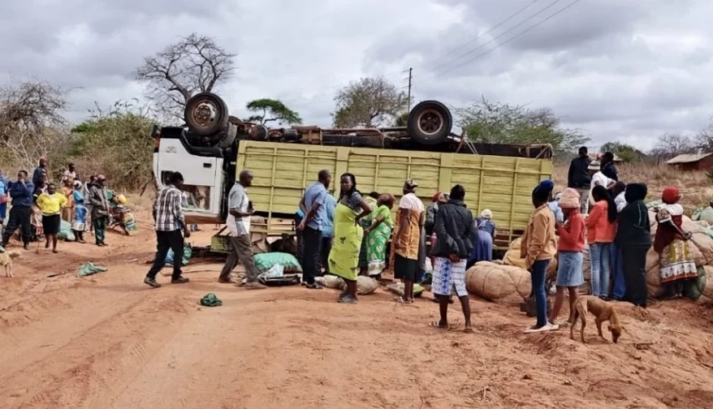 FIVE KILLED IN KITUI LORRY CRASH