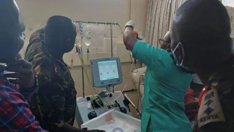 DFMH PERFORMS FIRST RED BLOOD CELL EXCHANGE PROCEDURE