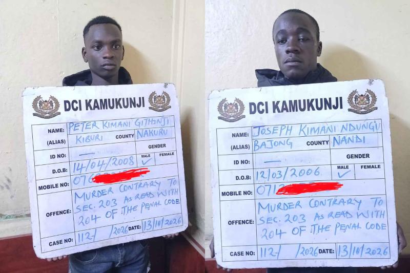 DCI ARRESTS TWO SUSPECTS OVER FATAL STABBING OF KARIOKOR SHOE TRADER