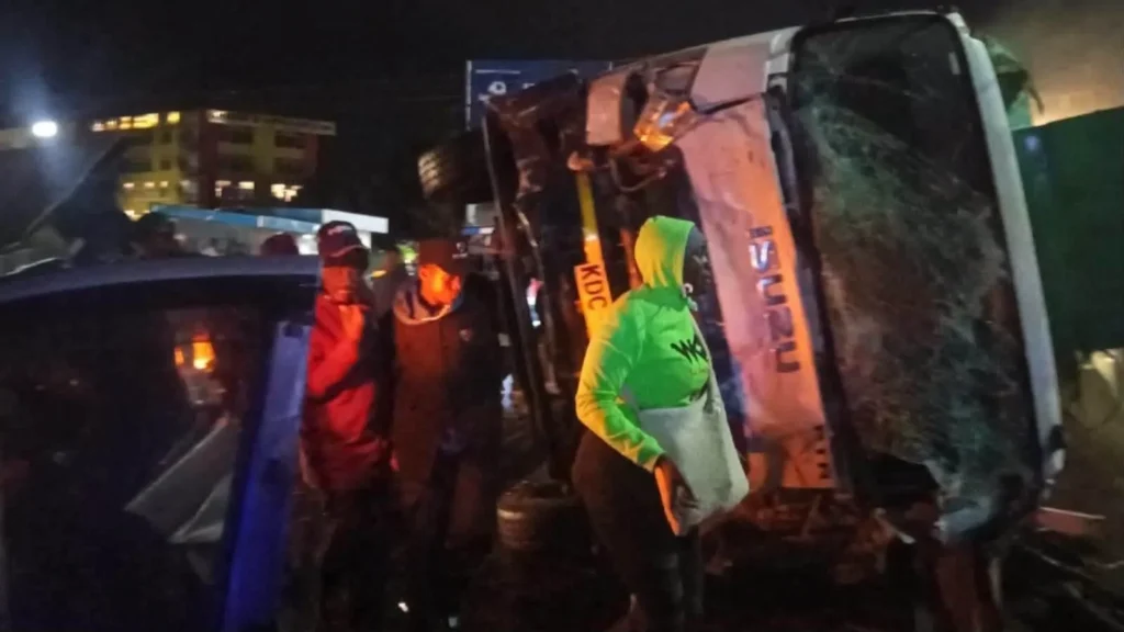 FOUR DEAD, 16 INJURED AS LORRY RAMS VEHICLES IN MERU