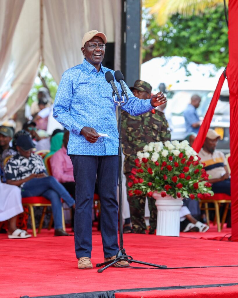 RUTO URGES ODM AND UDA LEADERS TO END MOMBASA POLITICAL FEUD